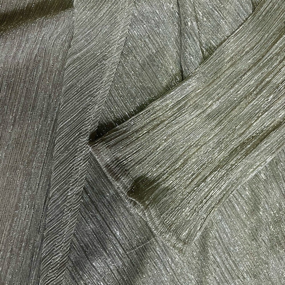JM Collection Metallic Silver Cardigan - Picture 3 of 8